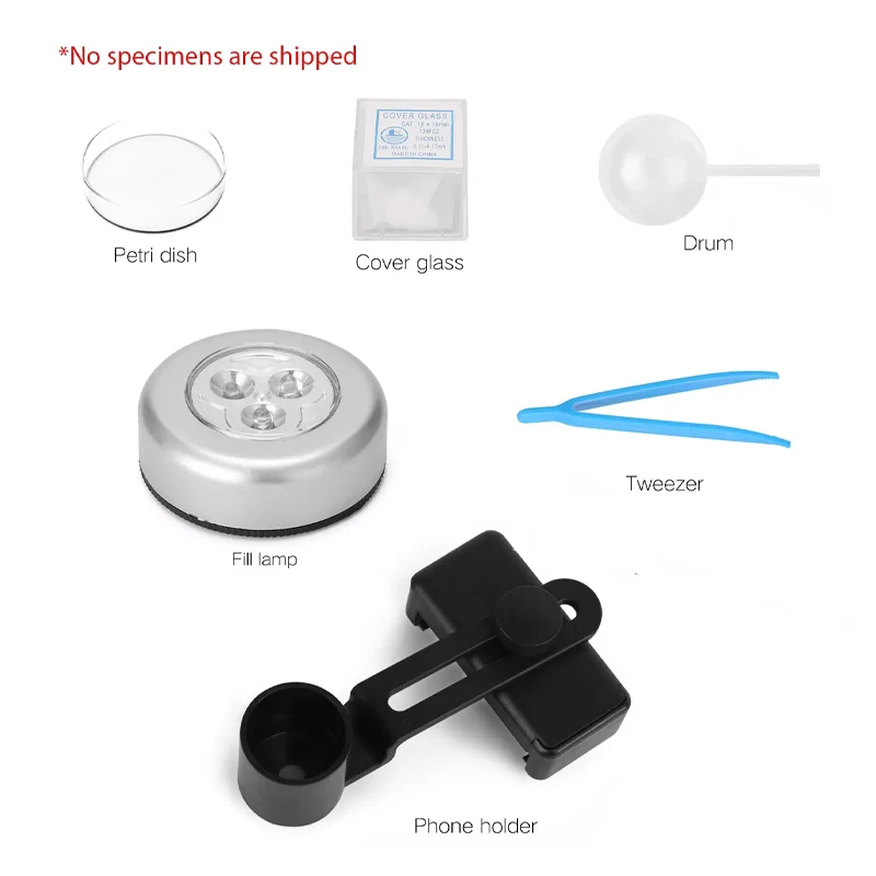 Digital Microscope 64X-2400X Monocular Optical Elementary School