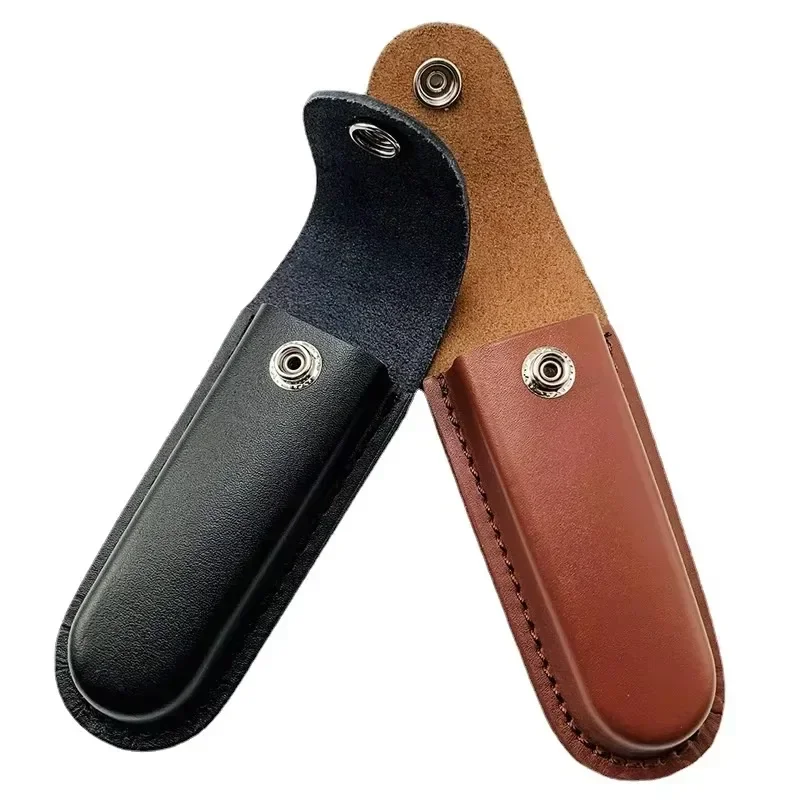 1PC Fold Knife Cover Tool Flashlight Belt Loop Case Holder Leather or Cloth Sheath Pocket Hunt Camp Outdoor Hiking Equipment