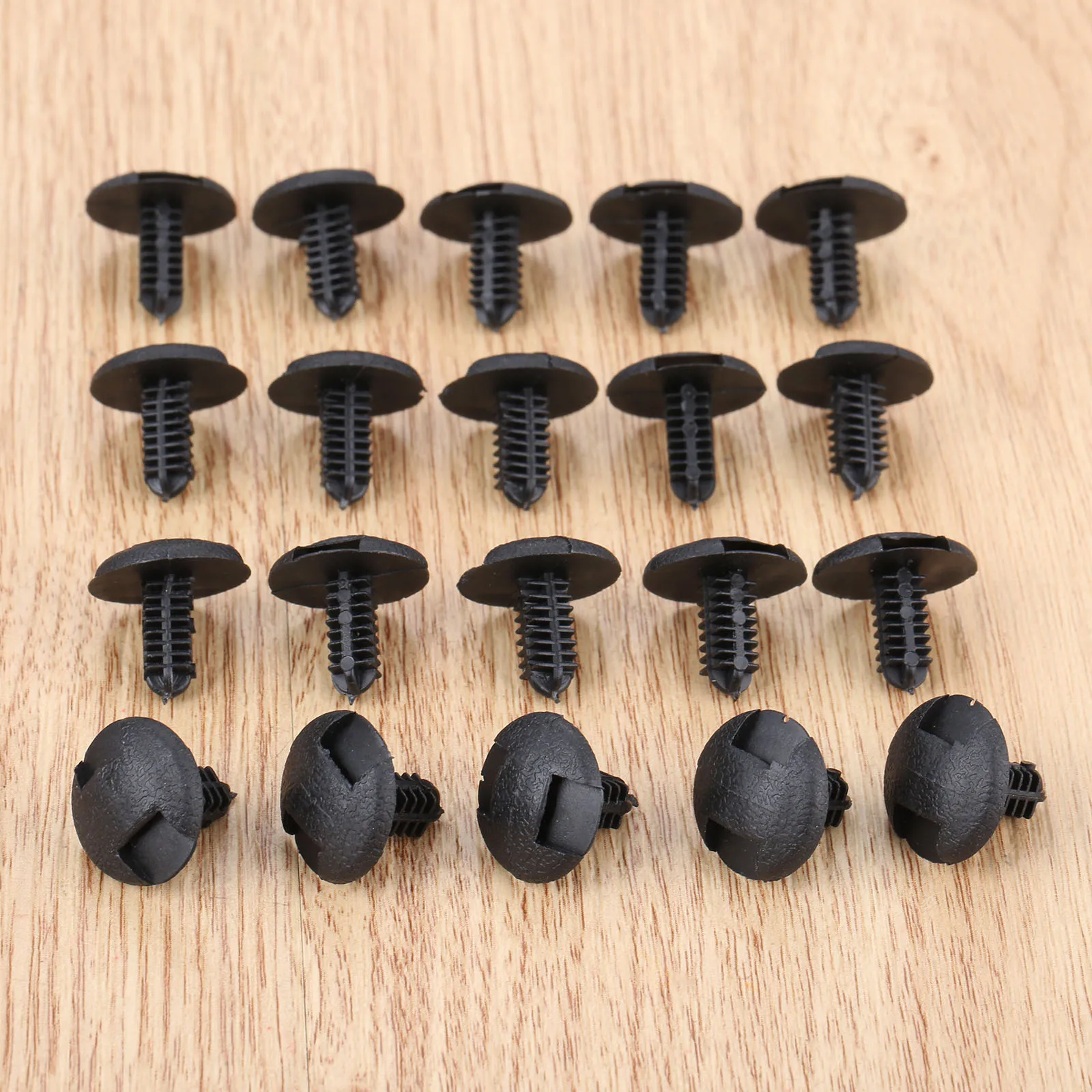 50x Car Door Trim Panel Fastener Rivets Trunk Luggage Covers Compartment For Toyota Camry Lexus ES300 Honda Nissan Retainer Clip