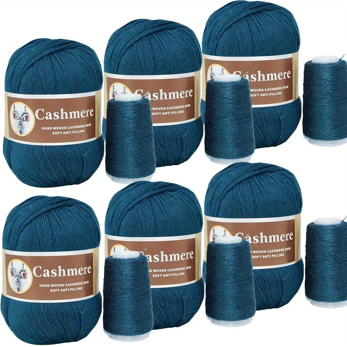 Luxurious Hand-Knitting Cashmere Wool