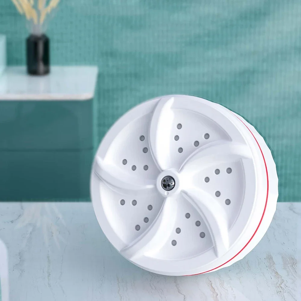 Portable Mini Washing Machine USB Powered Cleaning Washing Machine Removes Dirt Ultrasonic Turbo for Home Travel