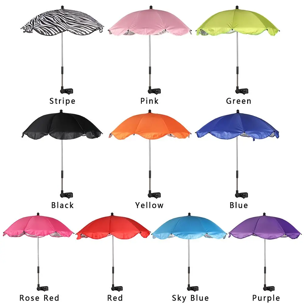 Waterproof Stroller Canopy Shade with Stainless Steel Umbrella