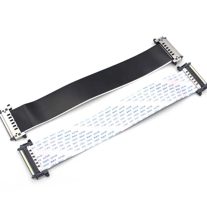 울트라 HD LCD 스트립 케이블, 51 핀 I-PEX, 4K LVDS, AWM 20861, 20706, 105C, 60V, VW-1 V-by One, 51 P FFC 더블 헤드
