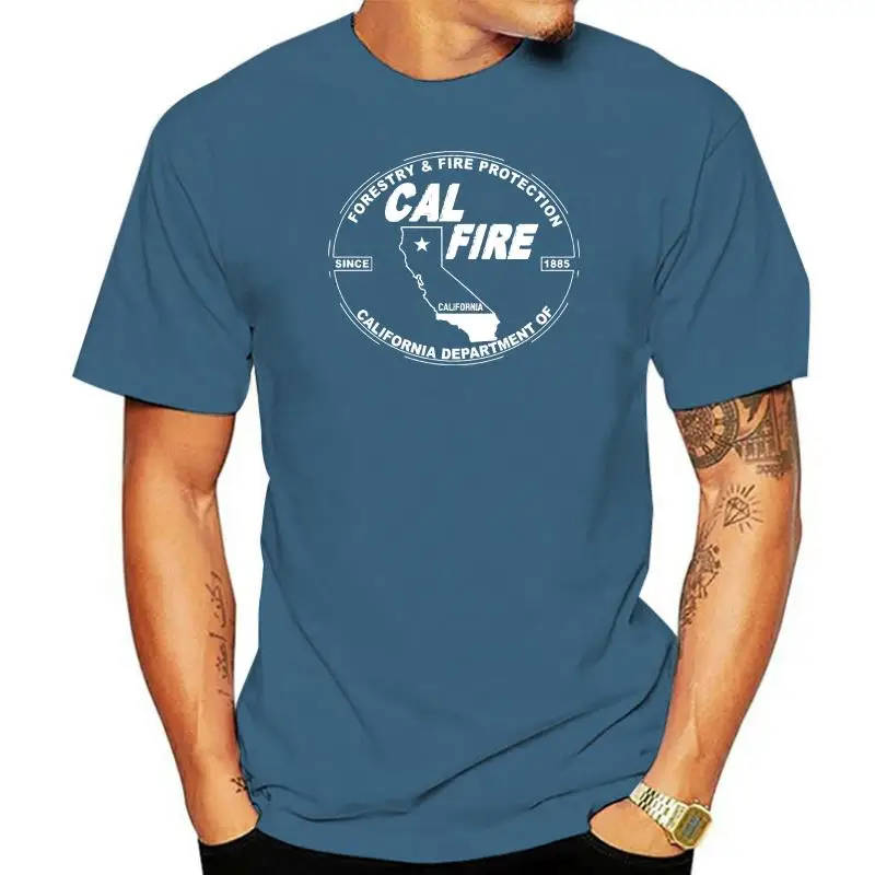 Camiseta Del Departamento De Bomberos De California, Camiseta Raro De Los Estados Unidos