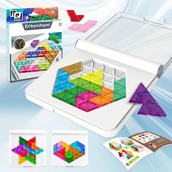 Puzzle Toys. Logical Thinking Training Fun Tabletop Games Multiple Shapes Colors, Advanced Level Gifts for Boys and Girls 1