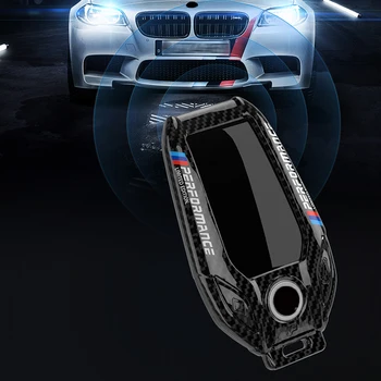 Cover chiate/telecomando ABS Display A LED Car Key Caso Della Copertura Per BMW 5 Serie 7 G12 G11 G30 G32 G31 i8 I12 I15 G01 X3 G02 X4 G05 X5 G07 X7 - 2022 di modo ABS Display A LED Car Key Caso Della Copertura Per BMW 5