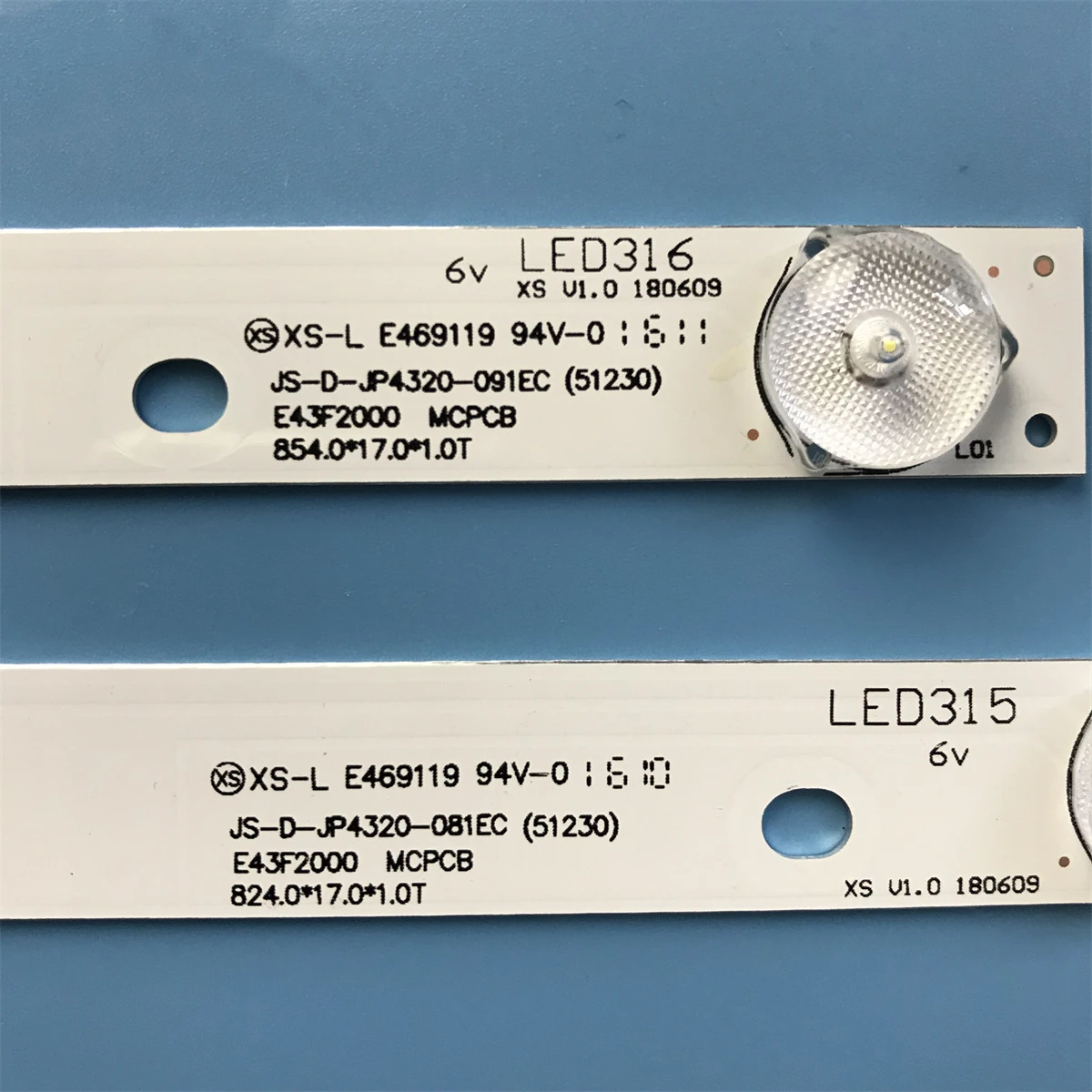 VEKTA LD-43S6015BT AKAI AKTV432 JS-D-JP4320-091EC JS-D-JP4320-081EC D43-F2000 MCPCB MS-L1111R/L, E43F2000 LED Ʈ, 