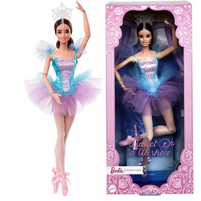 gevaarlijk Fokken Deter Barbie 2022 New Ballet Elf Series Collection Toys Fashion Joint Movable  Princess Dress Doll Collection Social Gifts Toys HCB87