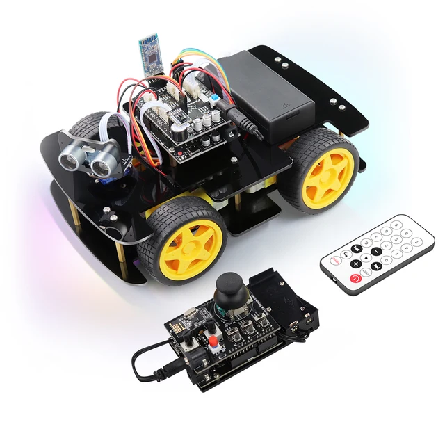 Freenove 4WD Car Kit Arduino UNO R3 V4, Tracking & Obstacle Avoidance