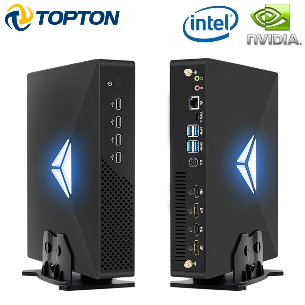 Topton New Gaming Mini PC Nvidia RTX 3050 8G GDDR6 Intel Core i9 i7 i5
