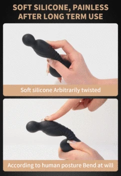 Prostate Massager Stimulator Anal Vibrator Remote Control Vibration Finger Massage USB Charging Sex Toys Male Couple Butt Plug 3