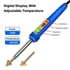 Upgraded 100W Plastic Welding Repair Kit 2in1 Plastic Welding Kit Temperature Control Soldering Iron Gun For Surface Repair Tool 2