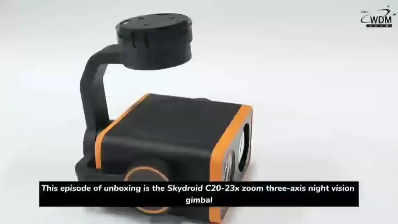 Telecamera Cardanica Skydroid C20 3 Assi 1080P Zoom Ottico 22x Visione Notturna