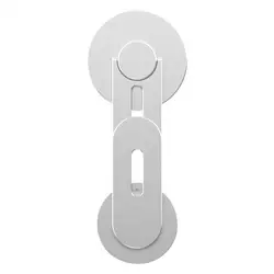 Slim & Foldable Invisible Magnetic Laptop Phone Holder (Silver)