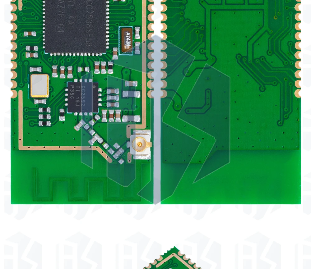CC2538SF53RTQR CC2538 CC2592 PA Zigbee Funkmodul CC2538SF53 Hochleistungs-2,4-GHz-Funkmodul für Arduino – Detail 8