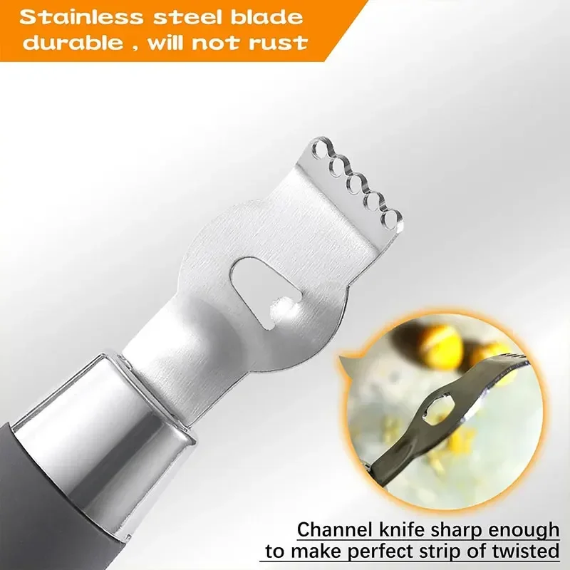 Lemon Citrus Zester Tool Cheese Grater for kitchen Gadget Stainless Steel blade Lemon Grater Zester Orange Citrus Peeler cheese grater