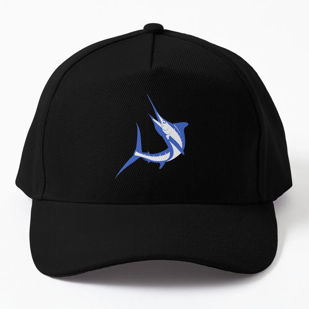 

White Marlin Graphic Baseball Cap Horse Hat Streetwear Sunhat Male Cap Women'S