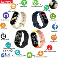 Montre connectée étanche Lenovo pour hommes et femmes, bracelet connecté de fitness, bracelet de sport, moniteur de fréquence cardiaque et de pression artérielle, montre multifonction 1