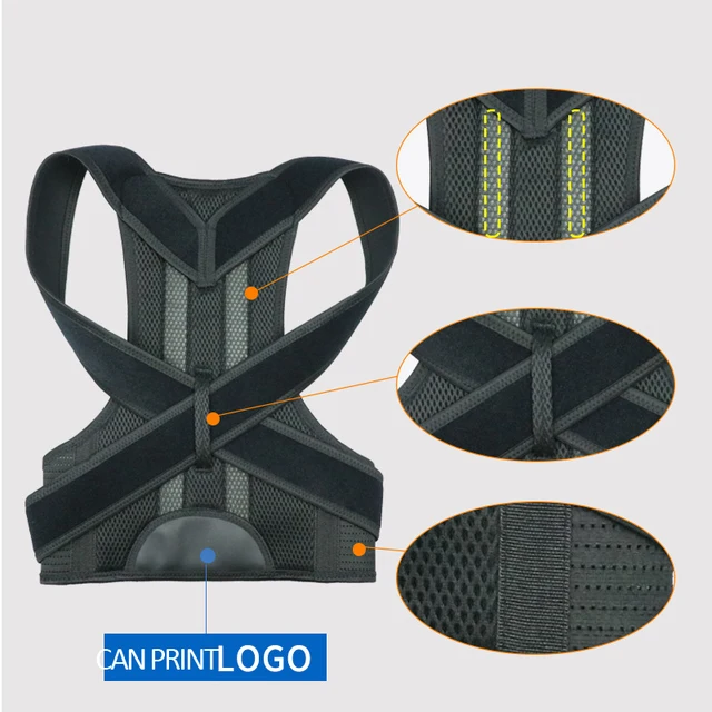 Shoulder Support Adjustable Back Pain Support Posture Corrector Brace Belt Medical Clavicle Corset Spine Lumbar Orthopedic Brace 5