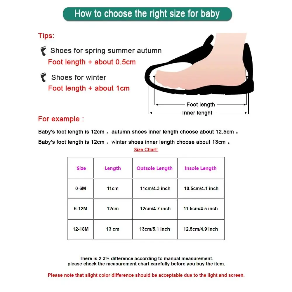 1 Pair New Fashion 0-18 Months Baby Shoes Anti Slip Soft Bottom Little Boots Winter Style Toddler Shoes