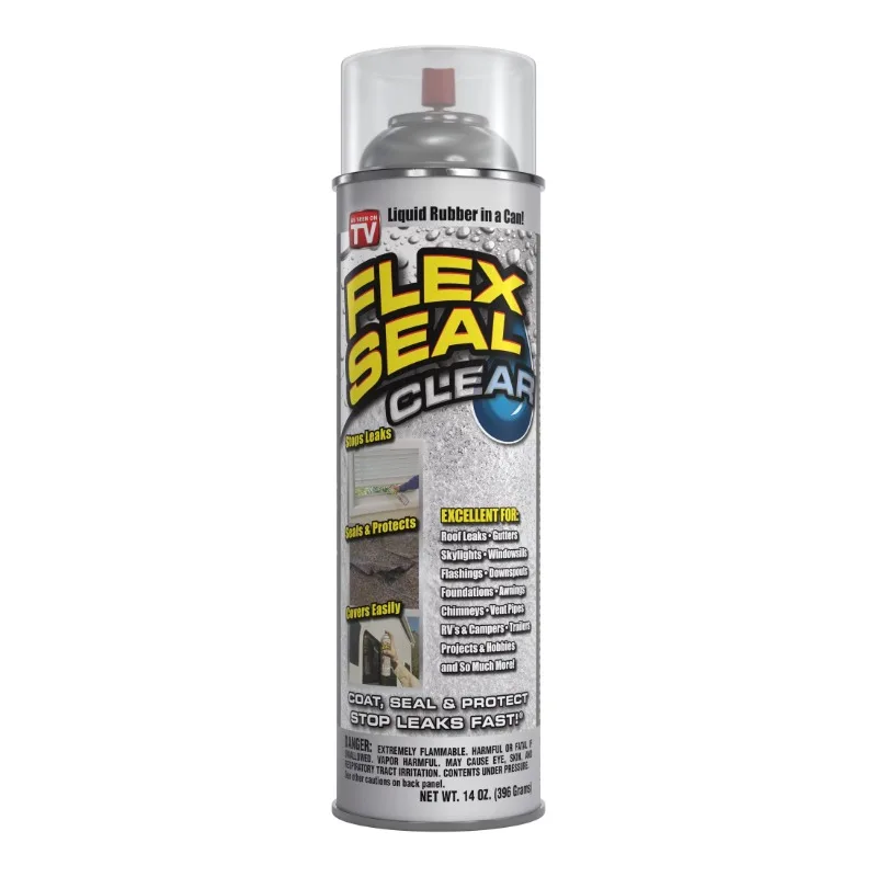 

Flex Seal Aerosol Liquid Rubber Sealant Coating, 14 oz, Clear