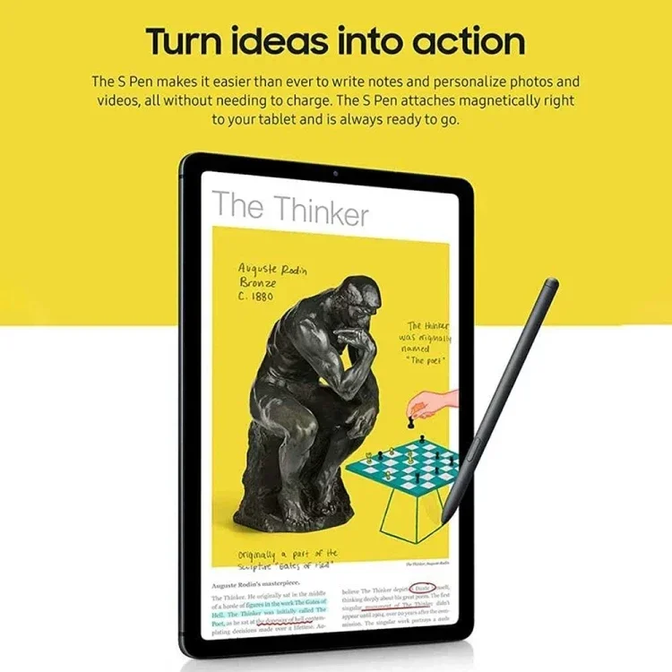 Enhanced Stylus Pencil with Eraser and Palm Rejection - Includes 3 Nibs