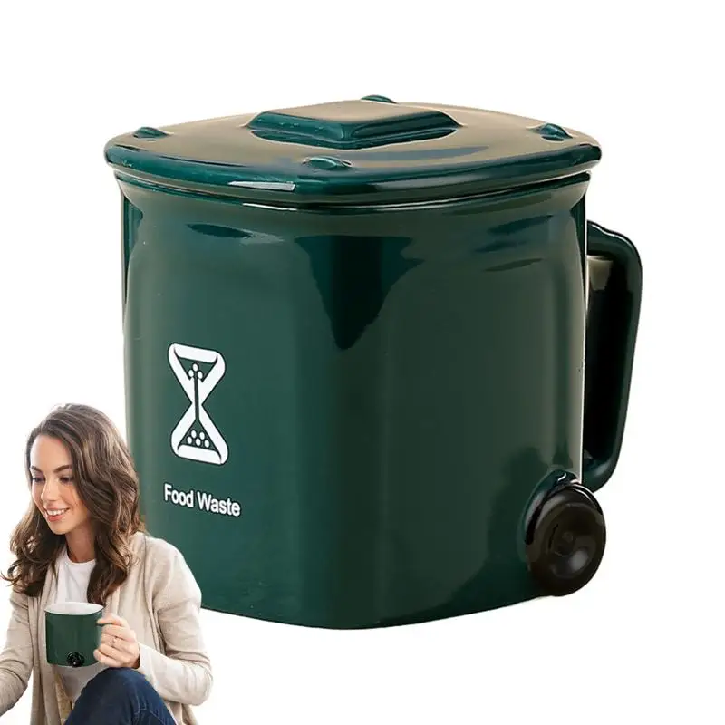 

Funny Trash Can Coffee Cup Creative Funny Ceramic Trash Can Shape Drinking Mug For Milk tea Coffee Juice Home Kitchen Supplies