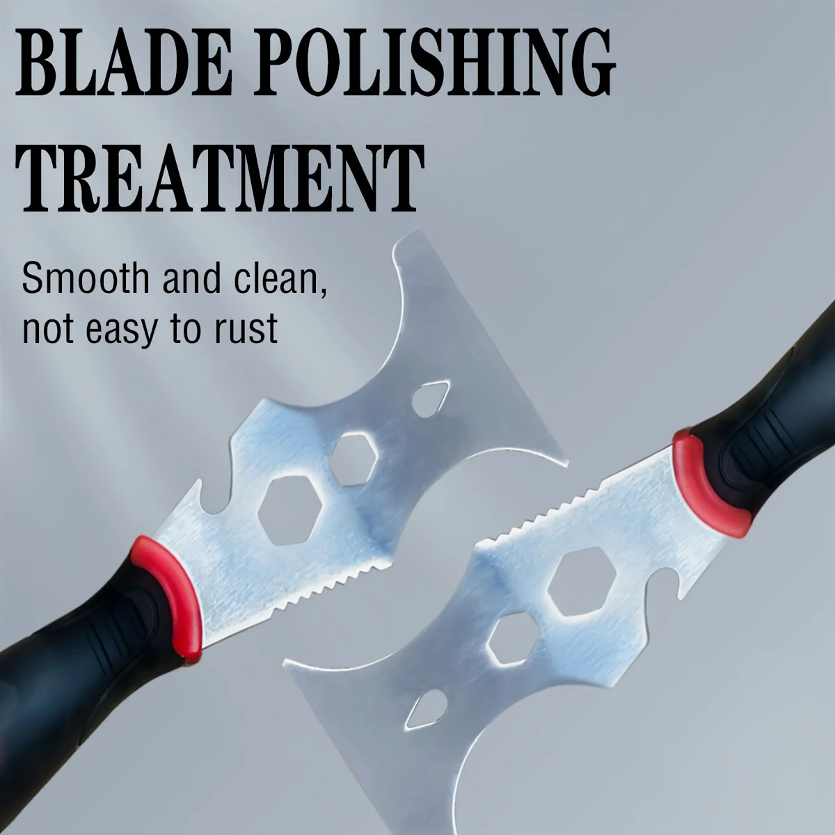 LiTuiLi 16-in-1 Ultimate Multifunction Scraper Tool for Plaster Putty Metal