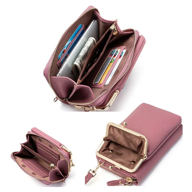 Women's Shoulder Bags Multicolor Cell Phone Bags for Women Solid Color Female Crossbody Bag Bolsa Messenger Hand Bag