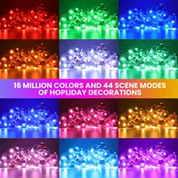 15/150M RGB Eaves LED Lights Permanent Outdoor Lights Bluetooth APP Kit Full House Eaves Light String Christmas Wedding Lighting - Image 5