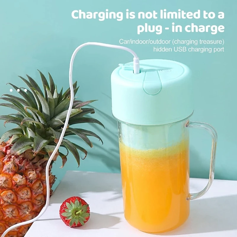 Portable Juicer Blender Multifunction Juice Maker Machine Fruit Mixers Extractors Mixer 420ML 2