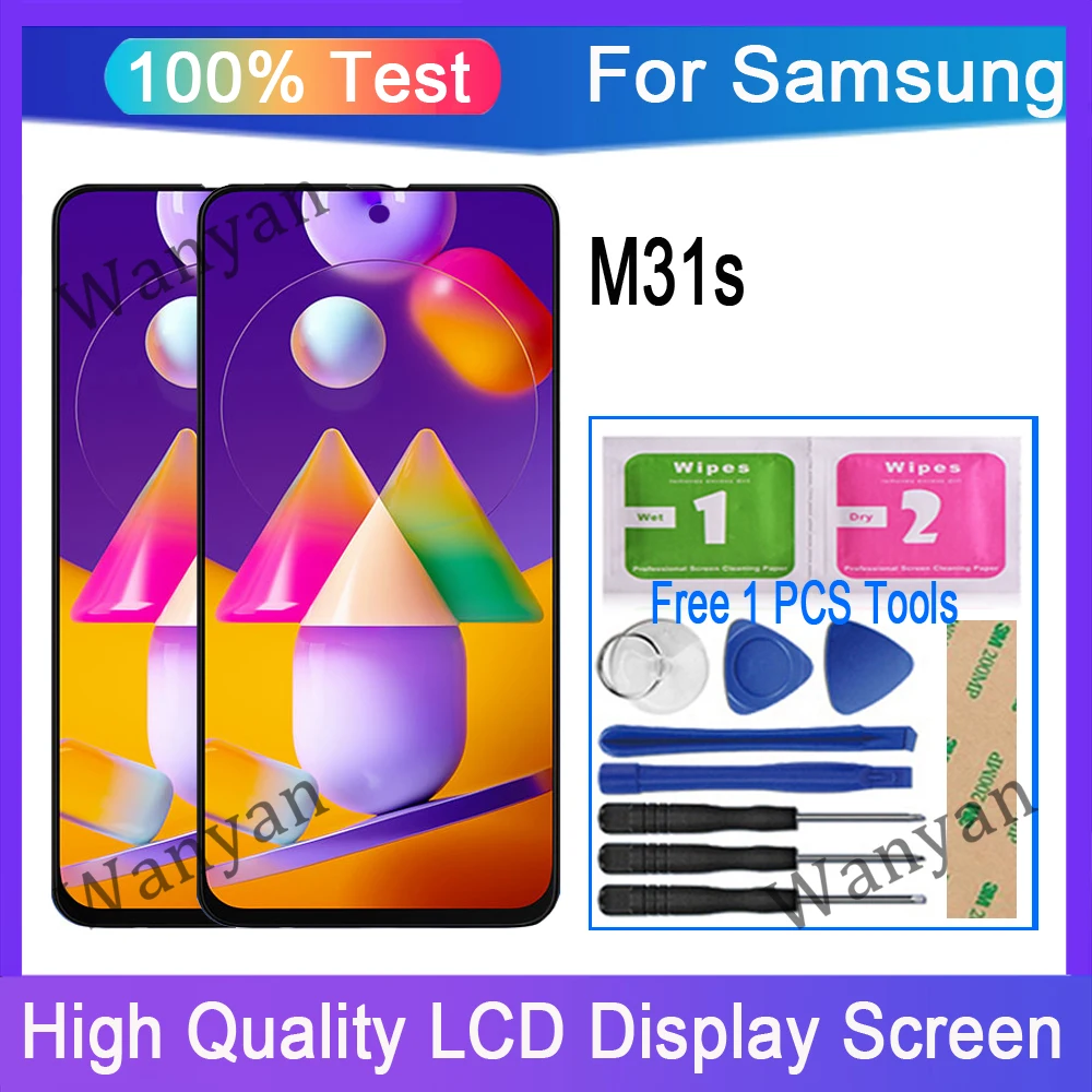 

TFT For Samsung Galaxy M31s SM-M317F SM-M317F/DS LCD Display Touch Screen Digitizer Replacement