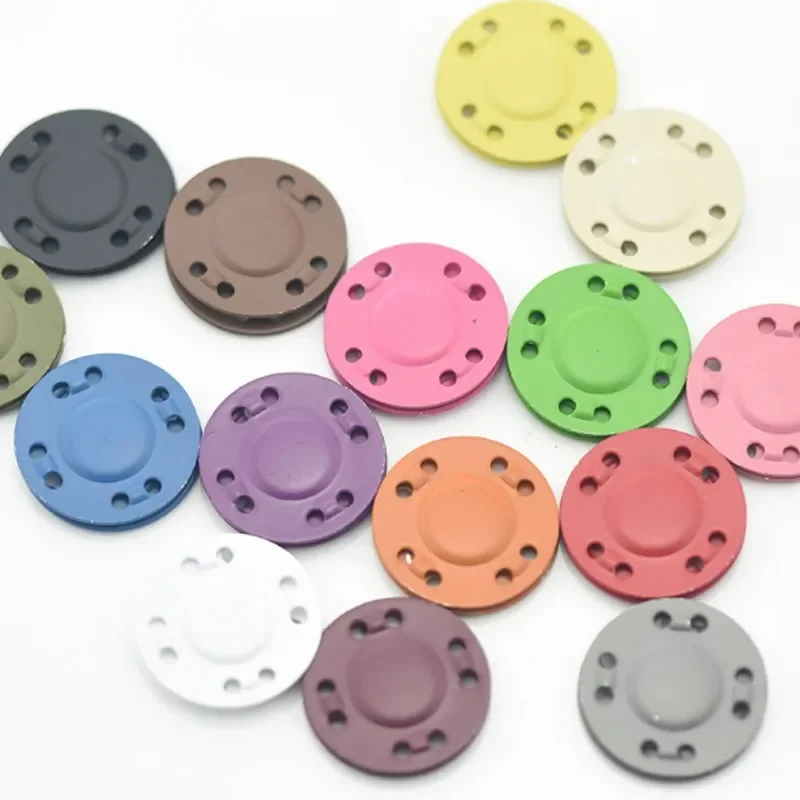 5 Pairs Magnet Buttons Sewing Supplies Magnetic Clothing Invisible Magnet Buttons Metal Buttons Handmade DIY Clothing Decoration 2