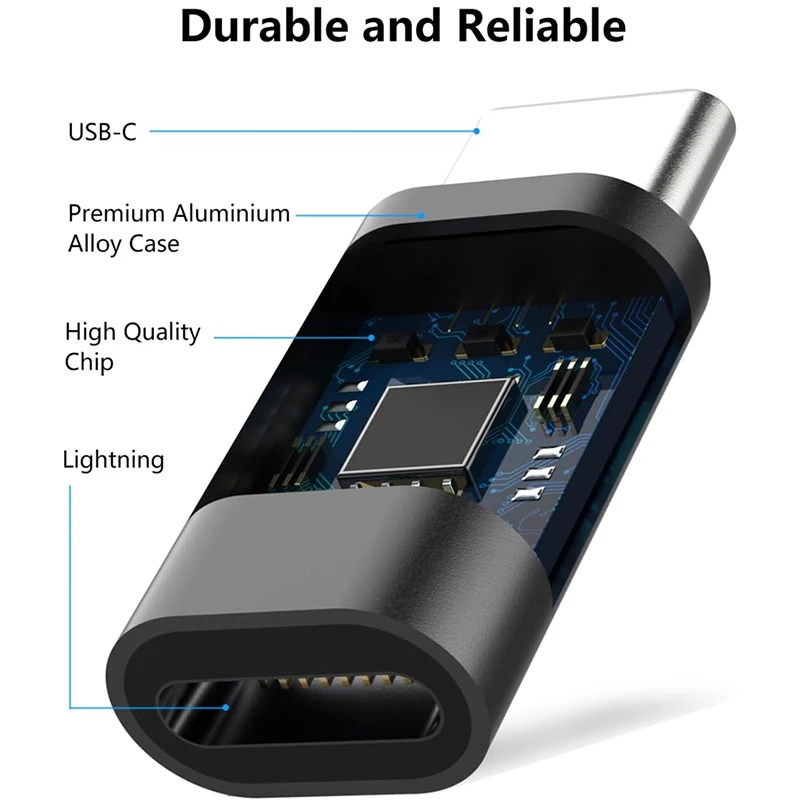 รูปสินค้า 3 in 1 USB-C to Lightning Adapter ชาร์จข้อมูล SYNC ได้ 3 อุปกรณ์