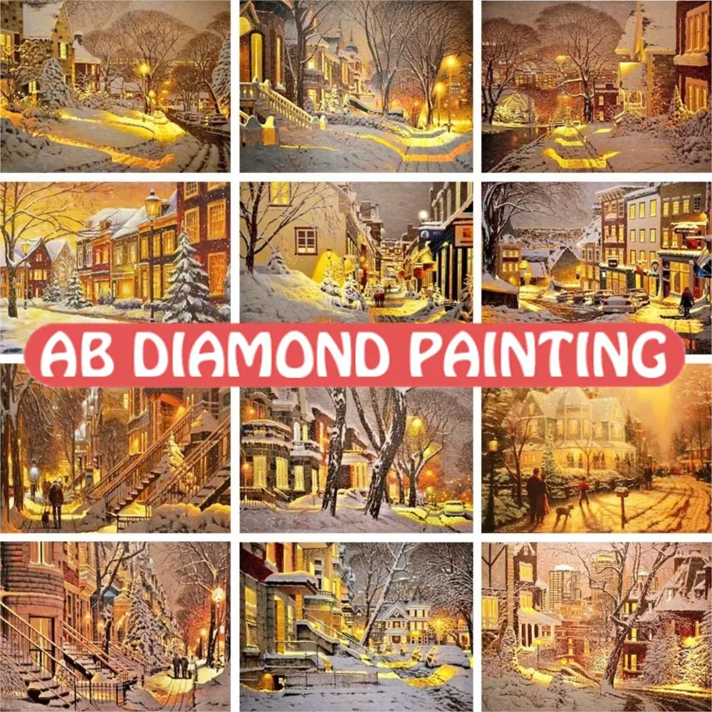 

Autumn Scenery 5D DIY Diamond Painting Picture Full Diamond Embroidery Gift Mosaic Rhinestone Picture Cross Stitch Painting Kit