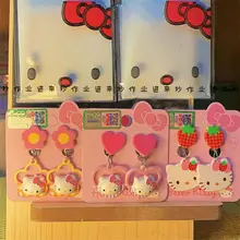

Japanese Cartoon Hello Kitty No Ear Hole Ear Clip Sweet Children Princess Earrings Girls Painless Ear Jewelry