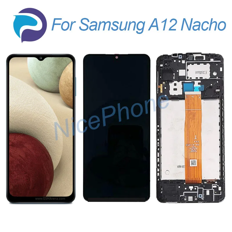 

For Samsung A12 Nacho A127 LCD Screen + Touch Digitizer Display 1600*720 SM-A127F/DSN/DS/M/U A12 Nacho A127 LCD Screen Display