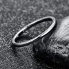 2mm Tungsten Carbide Stacking Rings for Men Women High Polished Wedding Band Comfort Fit Size 6-12 2