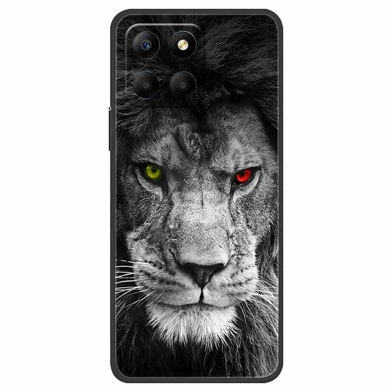 TEYYOS Cover Honor X8 5G/X6/X6s – Custodia Morbida TPU Con Supporto Magnetico 360° E Anello, Cielo Blu - 2