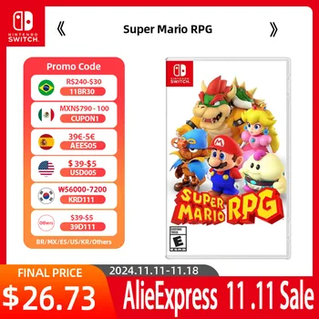 Nintendo Switch Game Deals - Super Mario RPG - Games Physical Cartridge Support TV Tabletop Handheld Mode