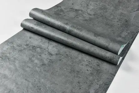 Papel tapiz de vinilo, papel tapiz autoadhesivo impermeable, papel de Contacto para encimera gris cemento, renovación de muebles de baño y cocina