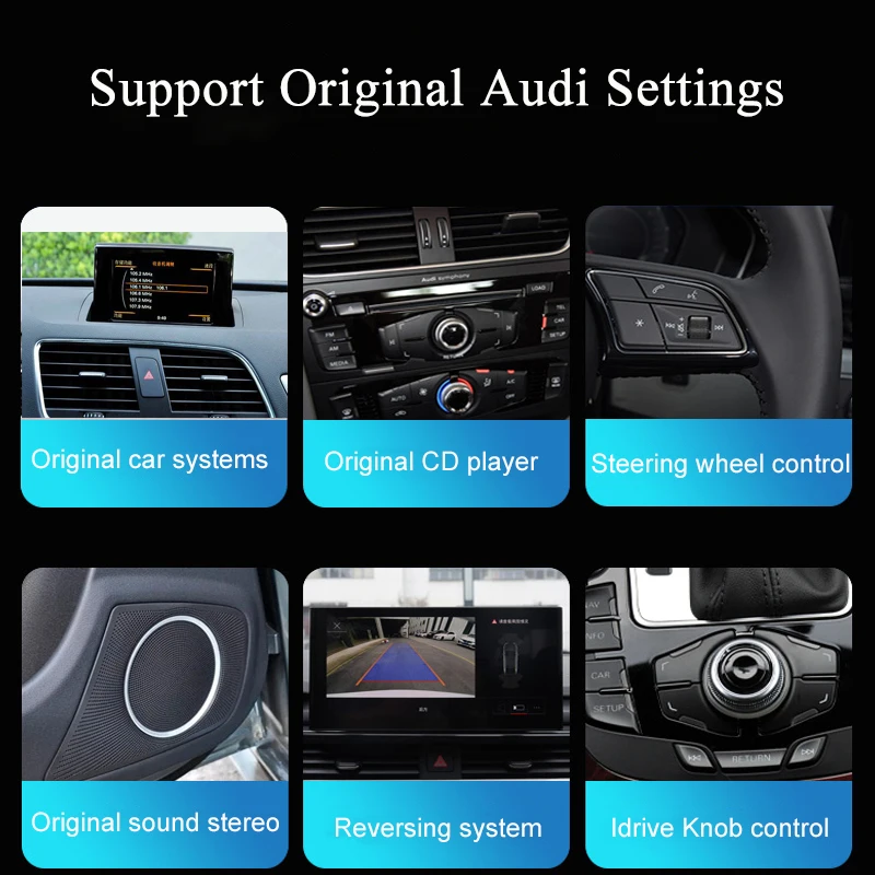 Bonroad Für Audi A3 2012-2020 Android Multimedia Player Stereo Radio Auto GPS Auto Monitor Carplay Touchscreen navigation – Detail 6