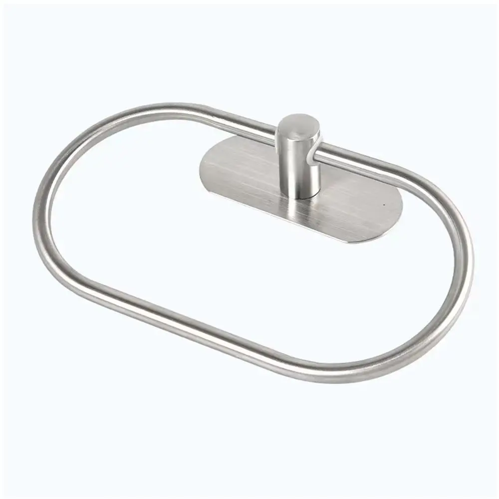 Description Picture 5 of itemSelf Adhesive Towel Rings Round Bathroom Towels Holder Wall Mounted Hand Towel Rails for Kitchen Bathroom Use
