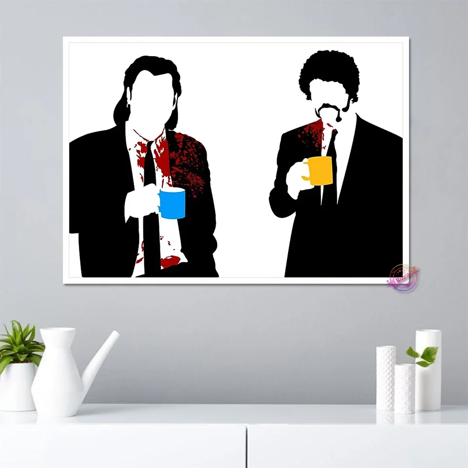 【激レア】タランティーノ [ パルプフィクション ] アートパネル arrowwingsjapan_3091