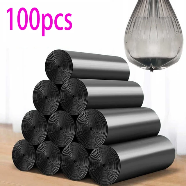 Sac poubelle 100 litres 33µ - rouleau de 20 sacs noir - Vendu par 10  rouleaux