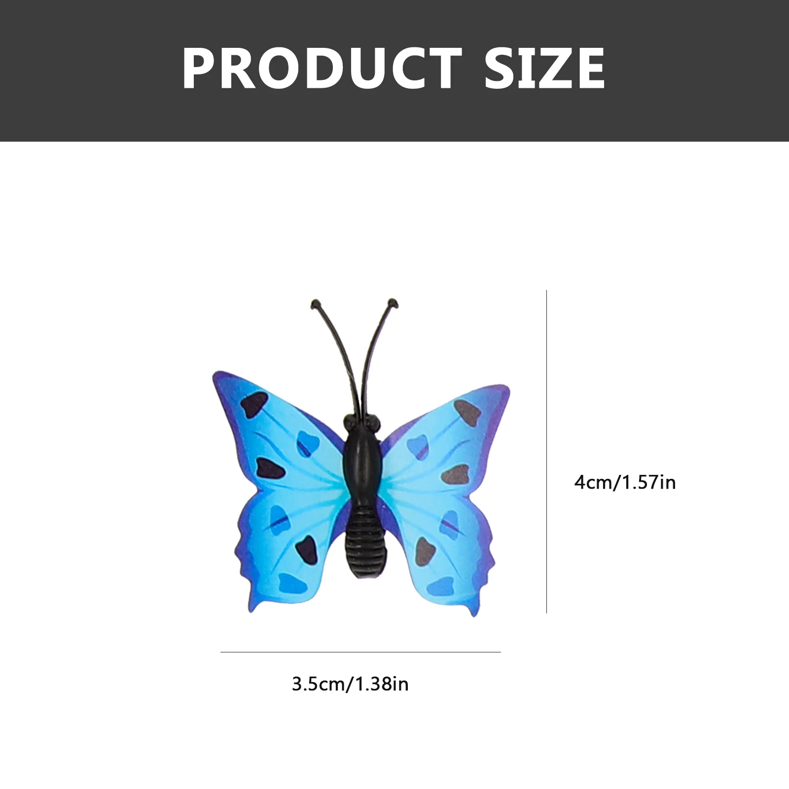 나비 푸쉬핀 큐비클 액세서리, 사진 메시지 보드 압정, 사무용품 벽 엄지, 30 개