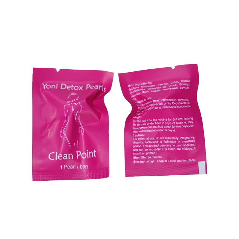 Yoni Detox Pearls 20pcs/lot Yoni Detox Pearls Cleansing Vagina Female Detox Pearl Uterine Pearl Female Beauty and Health Products with vaginal detox tampons