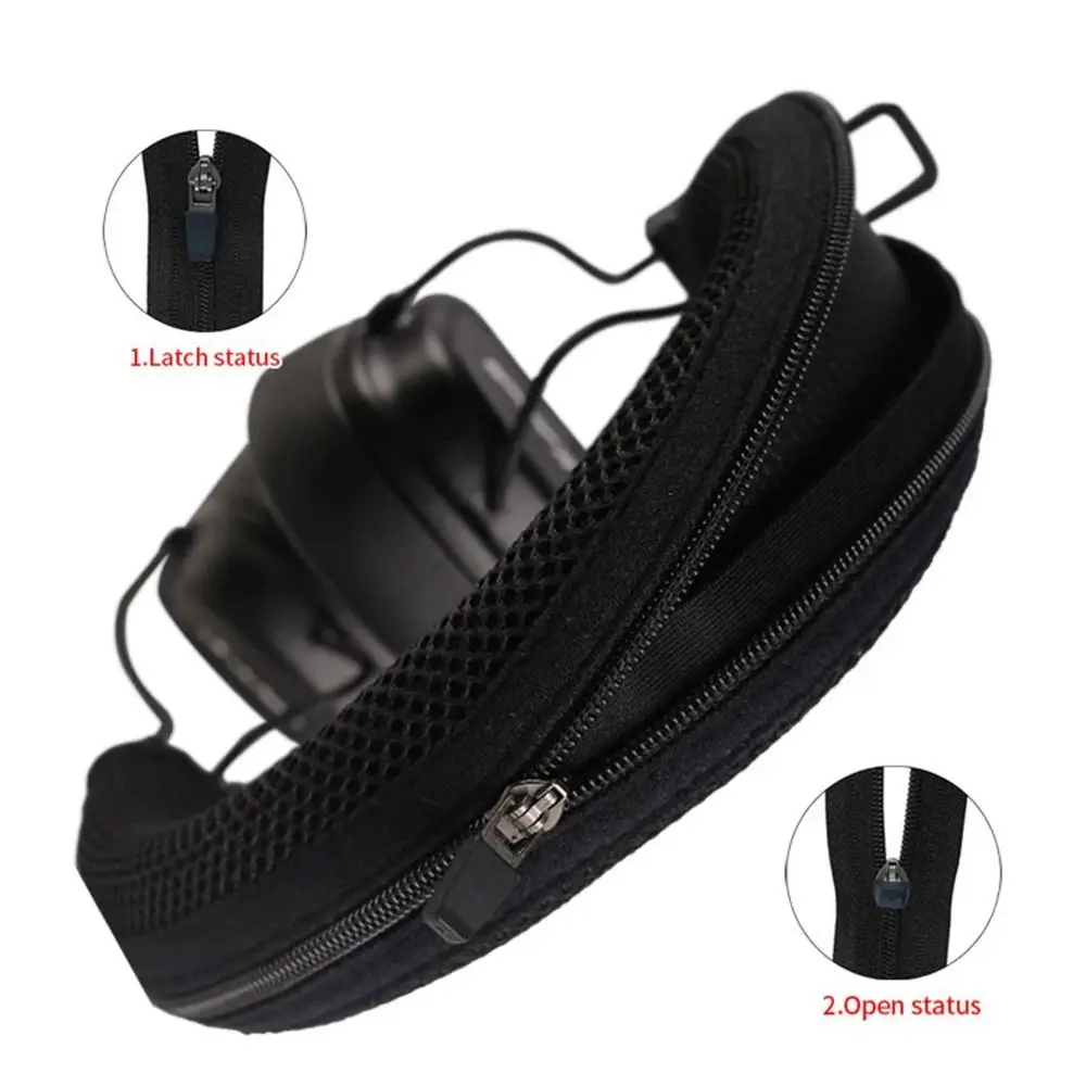 Zipper Lock Headphone Beam Protector Sleeve - Soft, Washable, Breathable Mesh Case