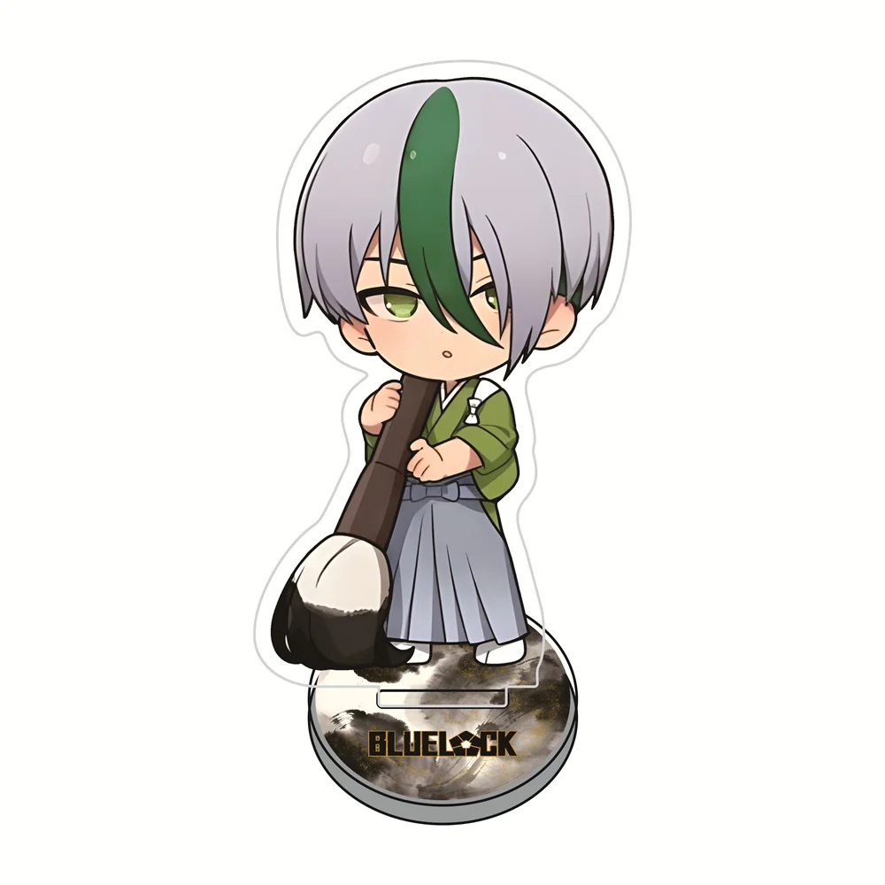 Blue Lock Calligraphy-Themed Acrylic Standee & Keychain - Anime Collectible Desk Decor Gift