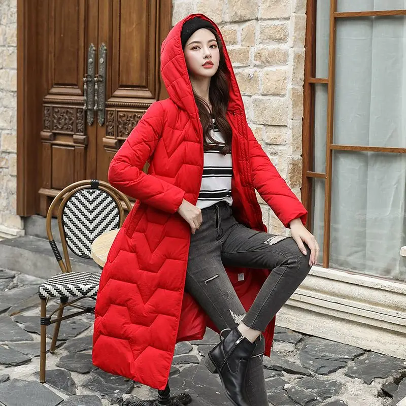 

Women Winter Long Coat Puffer Bomber Basic Jacket Female Coat Loose Parka Feminina Overize Outerwear Snow Wear Harajuku Korean